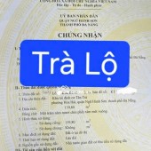 Bán đất đường Trà Lộ - thông đường Trường Sa - xây căn hộ rất đẹp